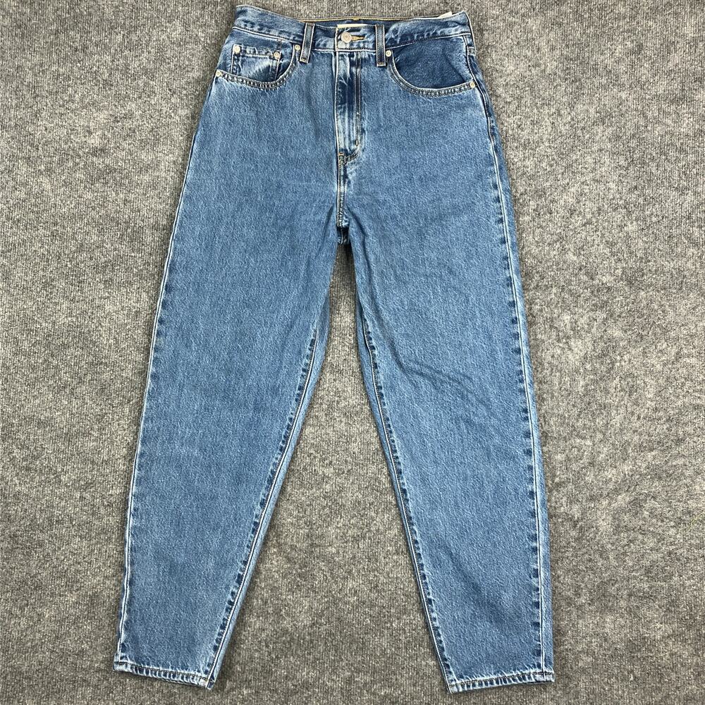 Levi's Jeans Mens‎ Size W27 L29 Blue Tapered High Rise Vintage Style Denim